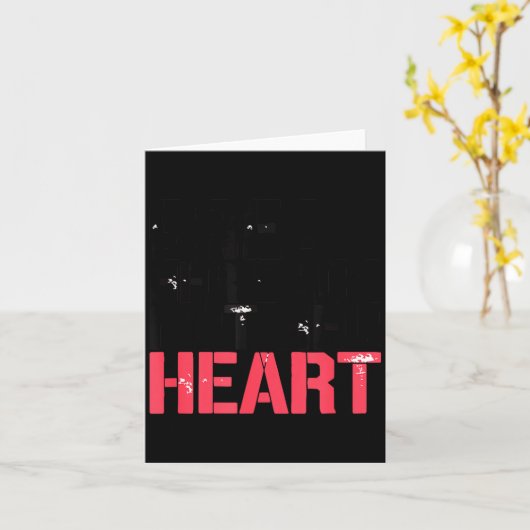 Break Her Not Heart Funny Quote  Karte (Gelbe Blume)