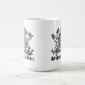 Break Israeli Apartheid Wall Kaffeetasse (Mittel)