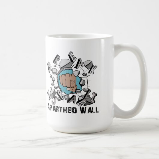 Break Israeli Apartheid Wall Kaffeetasse (Rechts)