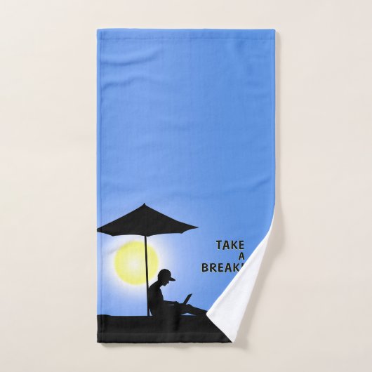 "Break mal!" Badhandtuch Set (Handtuch)