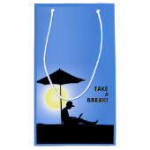 "Break mal!" Kleine Geschenktüte (Rückseite)