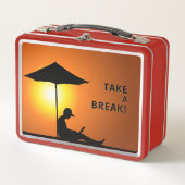 "Break mal!" Metall Lunch Box (Vorderseite)