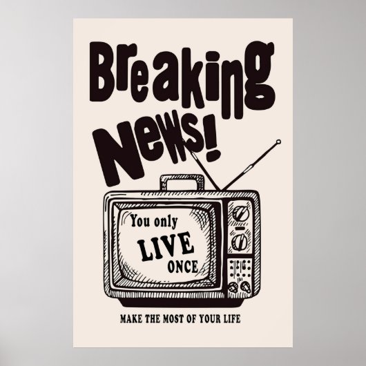 Break News Poster (Vorne)