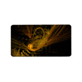 Break Point Abstrakt Art Adressaufkleber (Vorne)