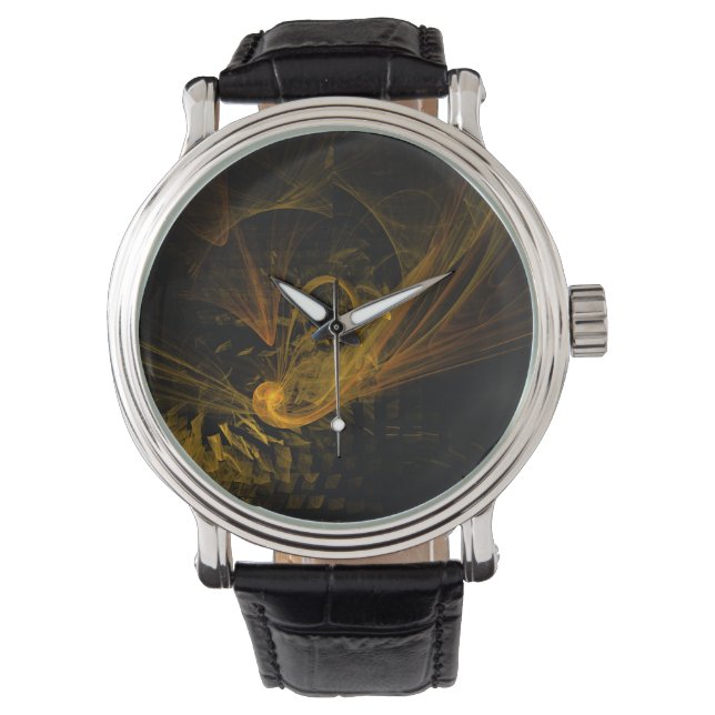 Break Point Abstrakt Art Armbanduhr (Vorderseite)