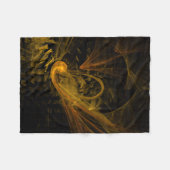 Break Point Abstrakt Art Fleecedecke (Vorderseite (Horizontal))