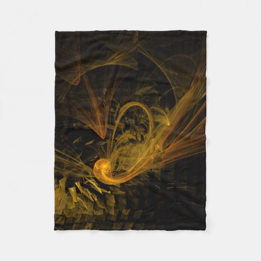 Break Point Abstrakt Art Fleecedecke (Vorderseite)