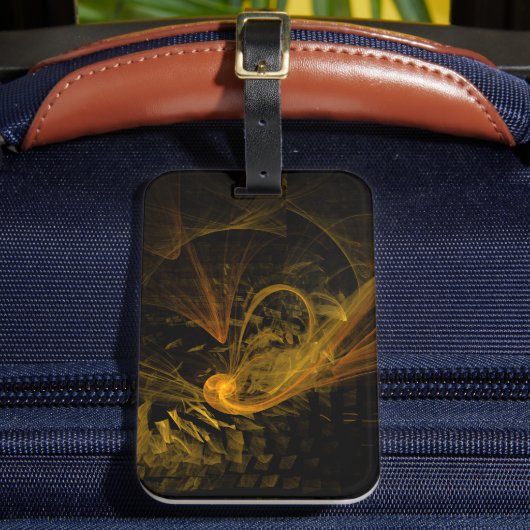 Break Point Abstrakt Art Gepäckanhänger (Vorderseite Insitu 2)