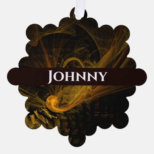 Break Point Abstrakt Art Ornament Karte (Vorderseite)