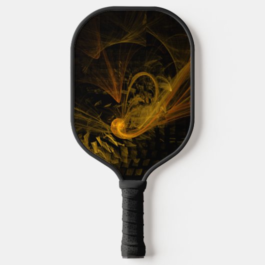 Break Point Abstrakt Art Pickleball Schläger (Vorderseite)