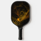 Break Point Abstrakt Art Pickleball Schläger (Rückseite)