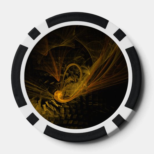 Break Point Abstrakt Art Pokerchips (Rückseite)