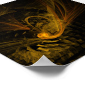 Break Point Abstrakt Art Poster (Ecke)