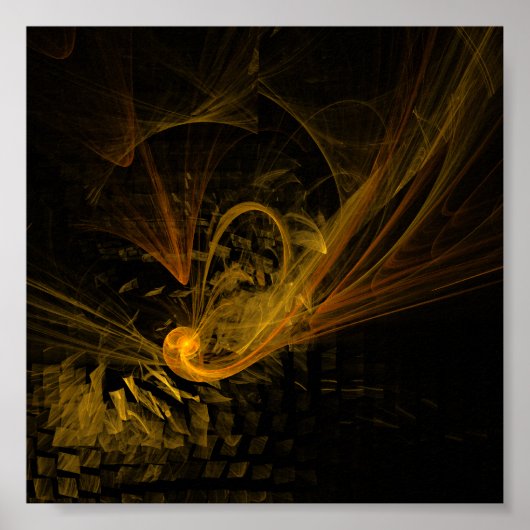 Break Point Abstrakt Art Poster (Vorne)