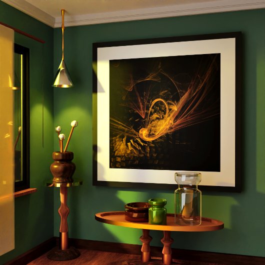 Break Point Abstrakt Art Poster