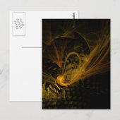 Break Point Abstrakt Art Postkarte (Vorne/Hinten)