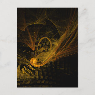 Break Point Abstrakt Art Postkarte