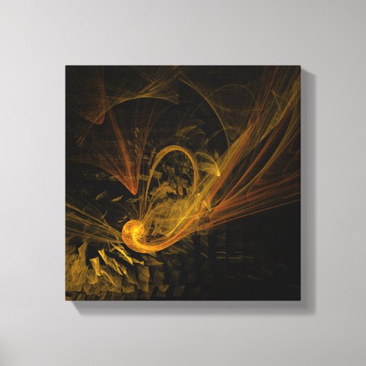 Break Point Abstrakt Art Schwarz und Weiß Leinwanddruck (Vorderseite)