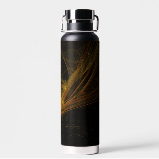 Break Point Abstrakt Art Trinkflasche (Rückseite)