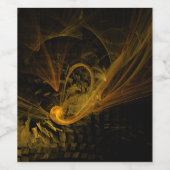 Break Point Abstrakt Art Weinetikett (Einzelnes Label)