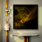 Break Point Abstrakt Art Wrapped Canvas Print Leinwanddruck