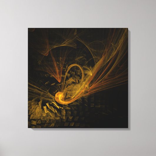 Break Point Abstrakt Art Wrapped Canvas Print Leinwanddruck (Vorderseite)