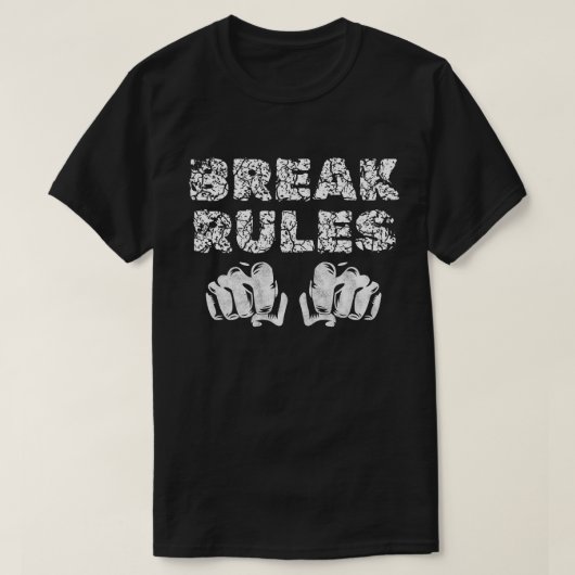 Break Rules Fest T-Shirt (Design vorne)