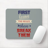 Break Rules mousepad (Mit Mouse)