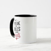 Break Rules, nicht die Typografie Tasse (Vorderseite Links)