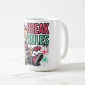 Break Rules Teddy Bear Kaffeetasse (VorderseiteRechts)