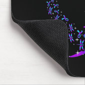 Break Stigma Gerettet Heart Semicolon Suizid Mousepad (Ecke)