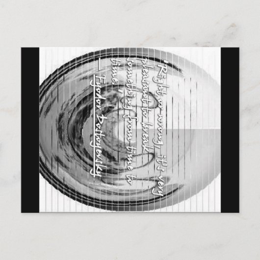 Break Stuff Postkarte (Vorderseite)