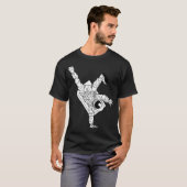 Break Tancing Astronaut T-Shirt (Vorne ganz)