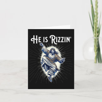 Break tanzen bricht er Rizzen Jesus tanzen Karte