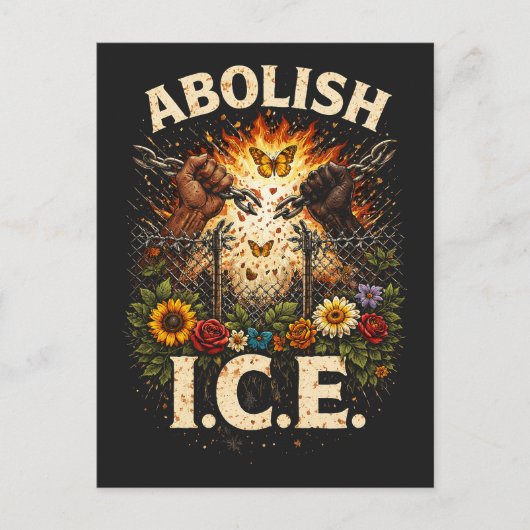 Break the Chains Postkarte (Vorderseite)