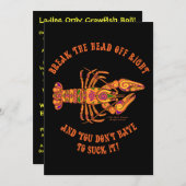 Break the Head Crawfish Einladung (Vorne/Hinten)