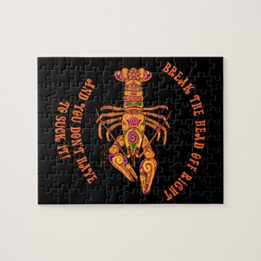 Break the Head Crawfish Puzzle (Horizontal)