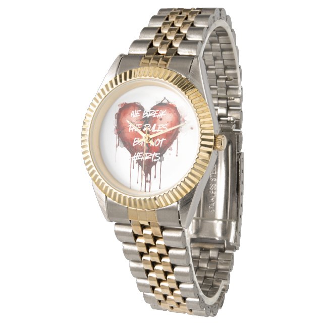 Break the rules armbanduhr (Schrägansicht)