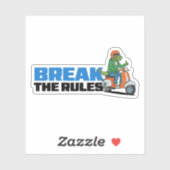 Break The Rules Aufkleber (Blatt)