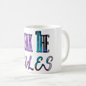 Break the Rules - bunter Rebell Kaffeetasse (VorderseiteRechts)