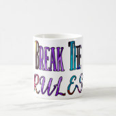 Break the Rules - bunter Rebell Kaffeetasse (Mittel)
