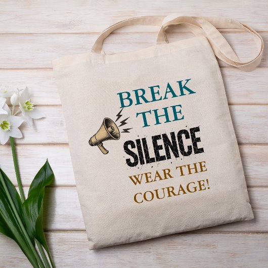 Break the Silence Courage Tragetasche