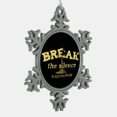 Break the Silence Ornament (Links)