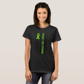Break The Stigma  Green Mental Health Awareness T-Shirt (Vorne ganz)