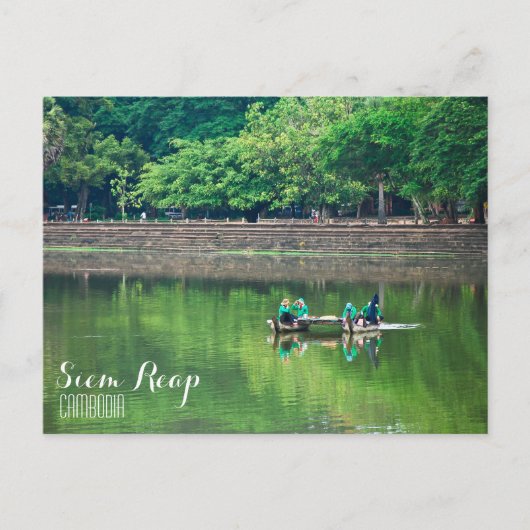 "Break Time" Siem Reap Postcard Postkarte (Vorderseite)