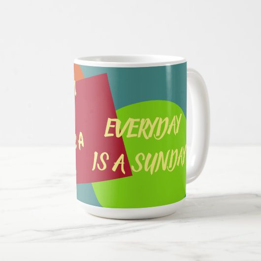 Break Time Tasse - Alltag ist Sonntag (VorderseiteRechts)