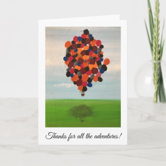 Break-up Card - Danke für die Abenteuer! Karte (Vorderseite)