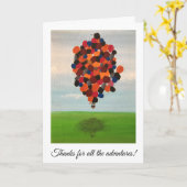 Break-up Card - Danke für die Abenteuer! Karte (Gelbe Blume)