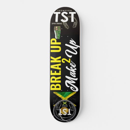 BREAK UP MAKE UP Skateboard (Vorderseite)