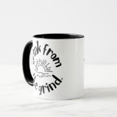 Break von der Grind Coffee Tasse (Vorderseite Links)